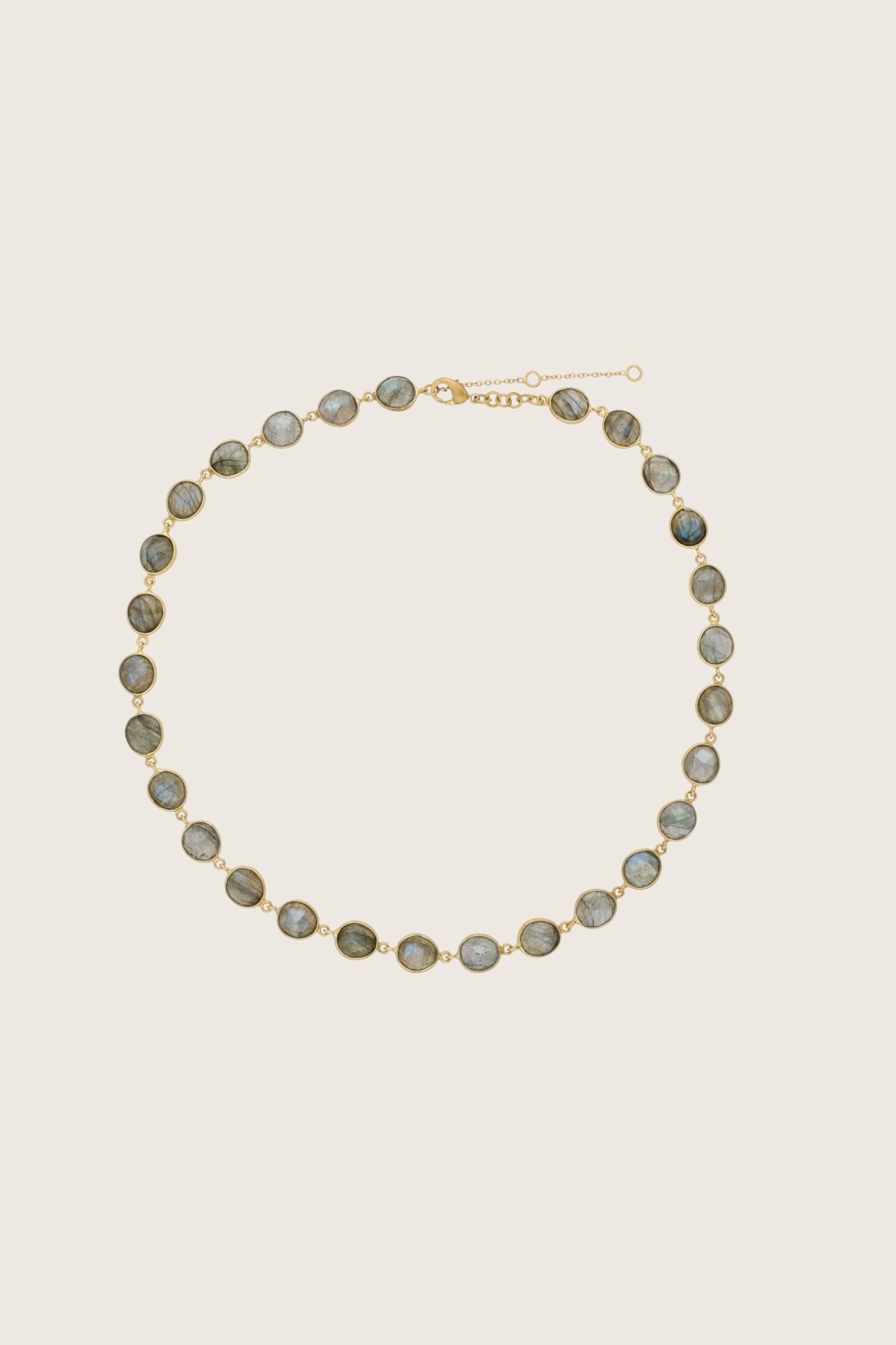 Ellipsi 18K Recycled Fine Gold Plated Labradorite Necklace