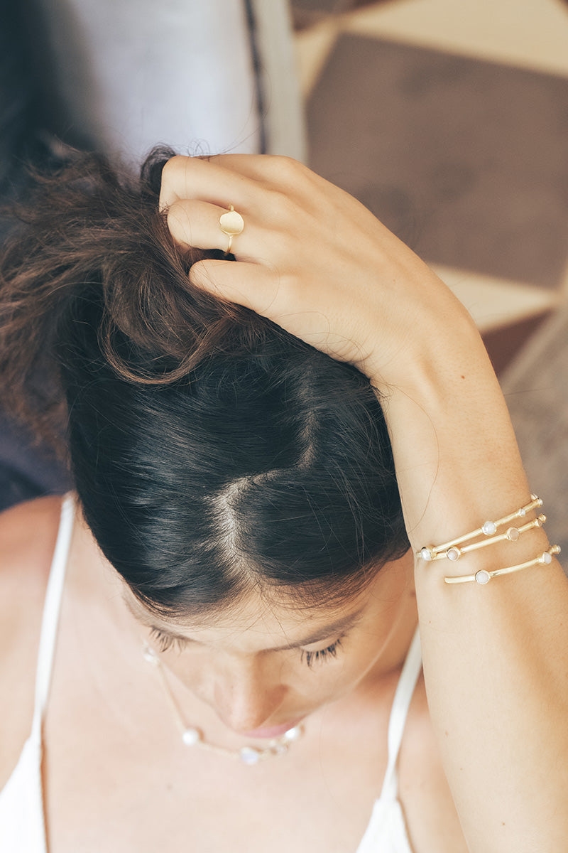 Cereau 18K Recycled Fine Gold Plated Ring