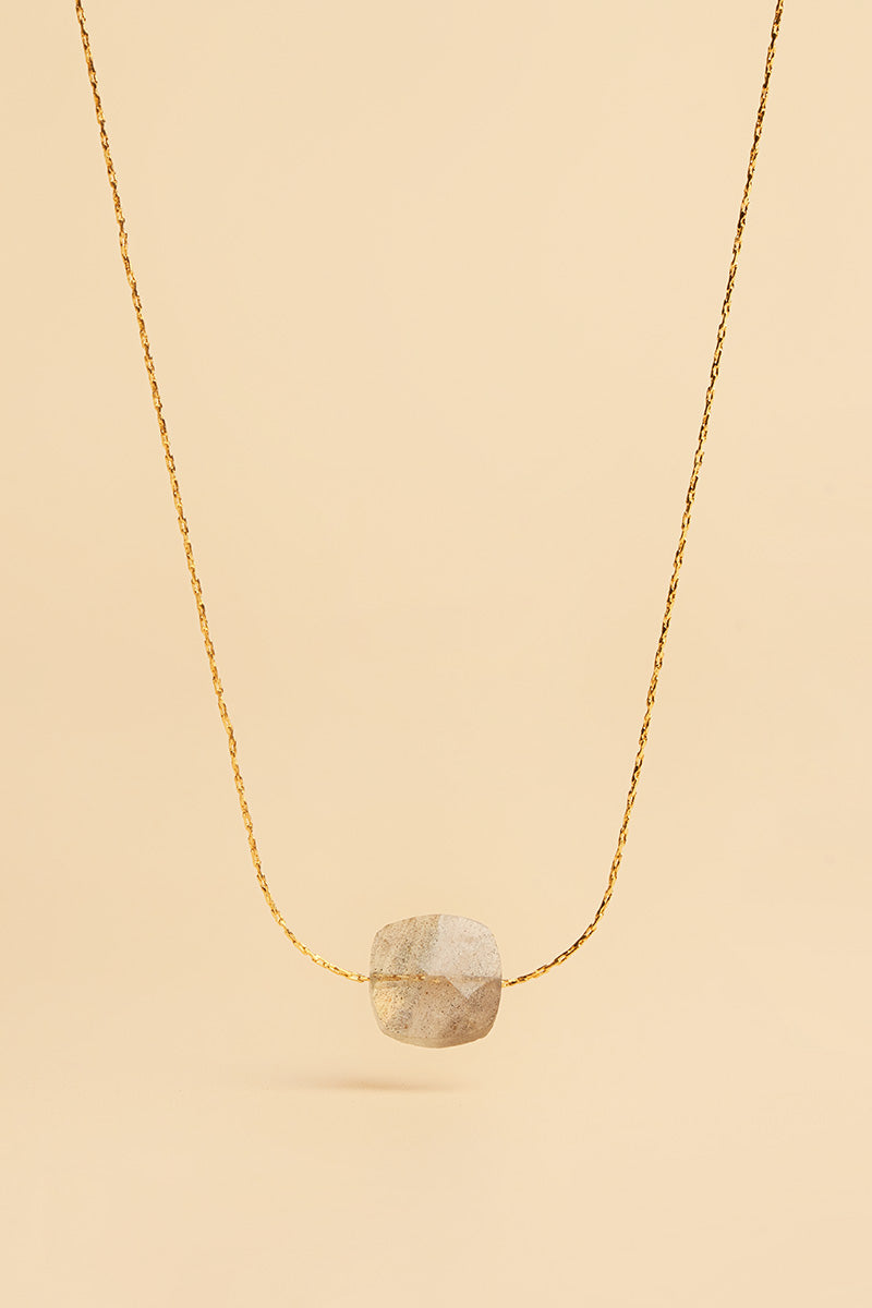 Jimini 14K Gold Inlay Labradorite Necklace