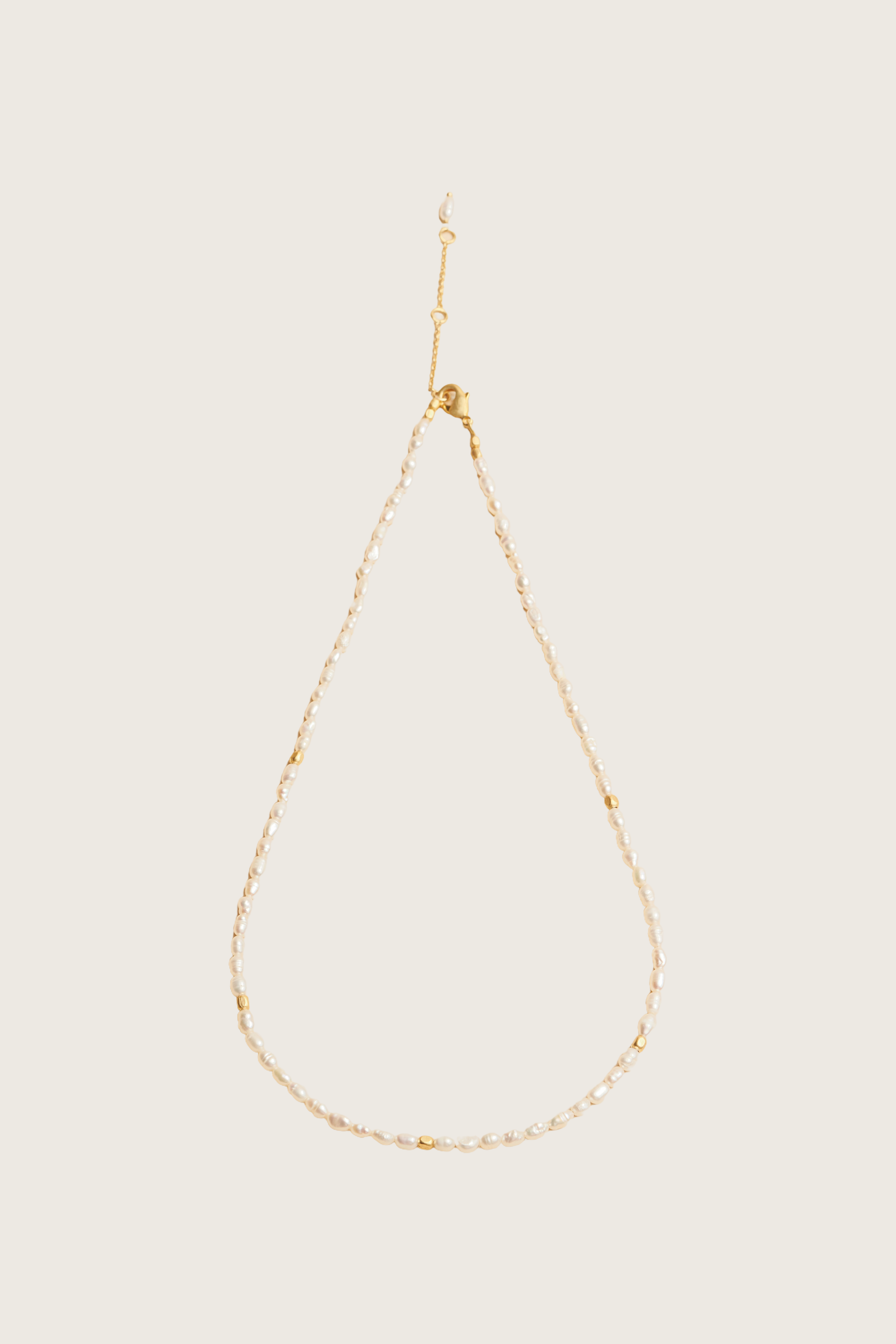 Fina 18K Recycled Fine Gold Plated Freshwater Pearl Necklace