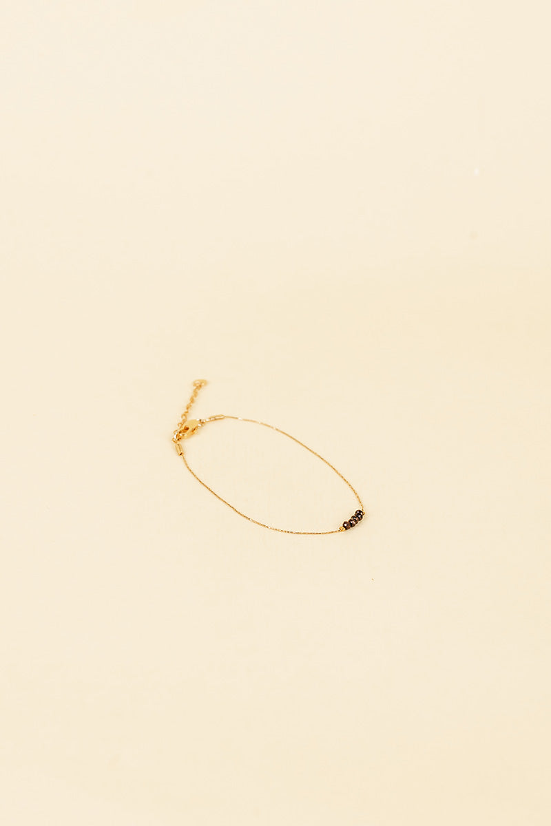 Jonit 14K Gold Inlay Multi-Color Bracelet