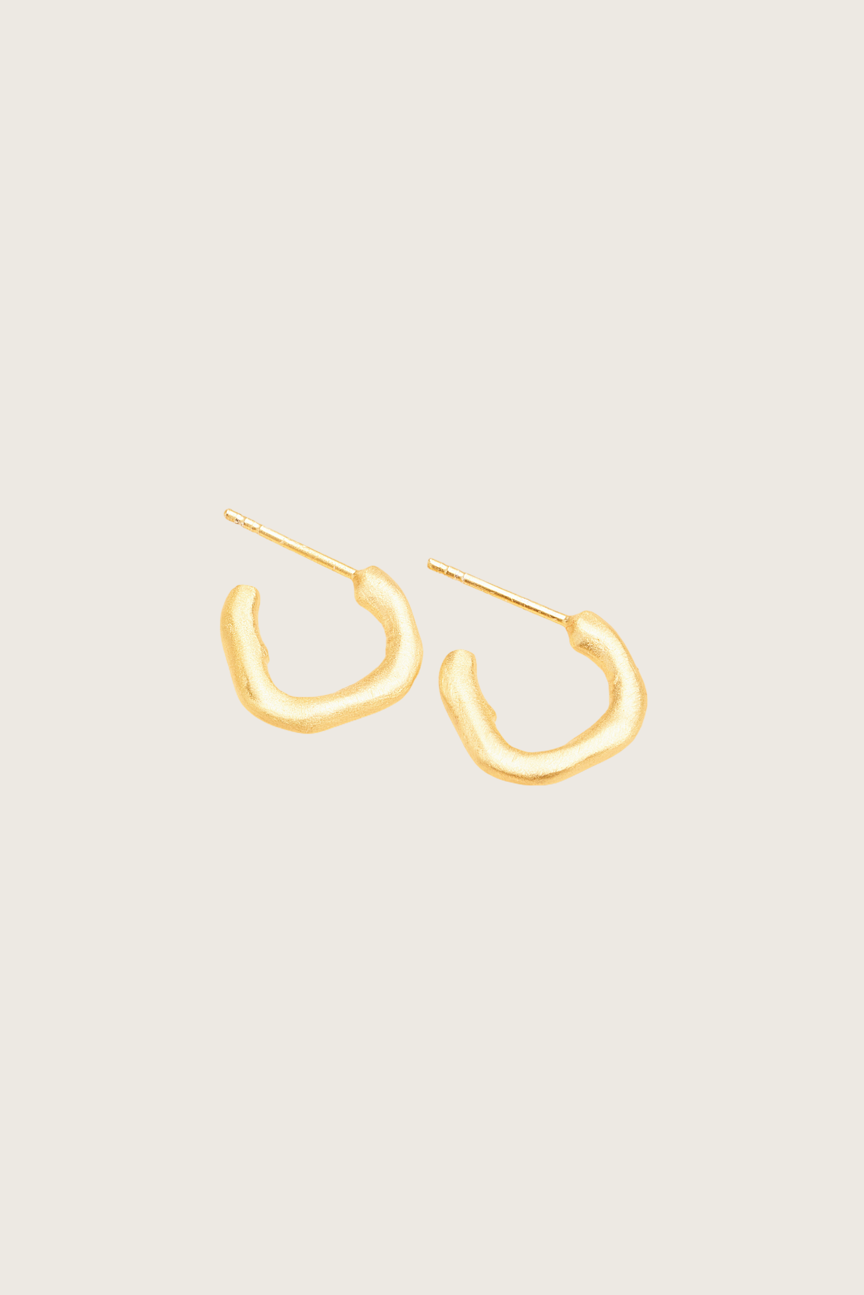 Rosia 18K Recycled Fine Gold Plated Earrings - 925 Silver Posts