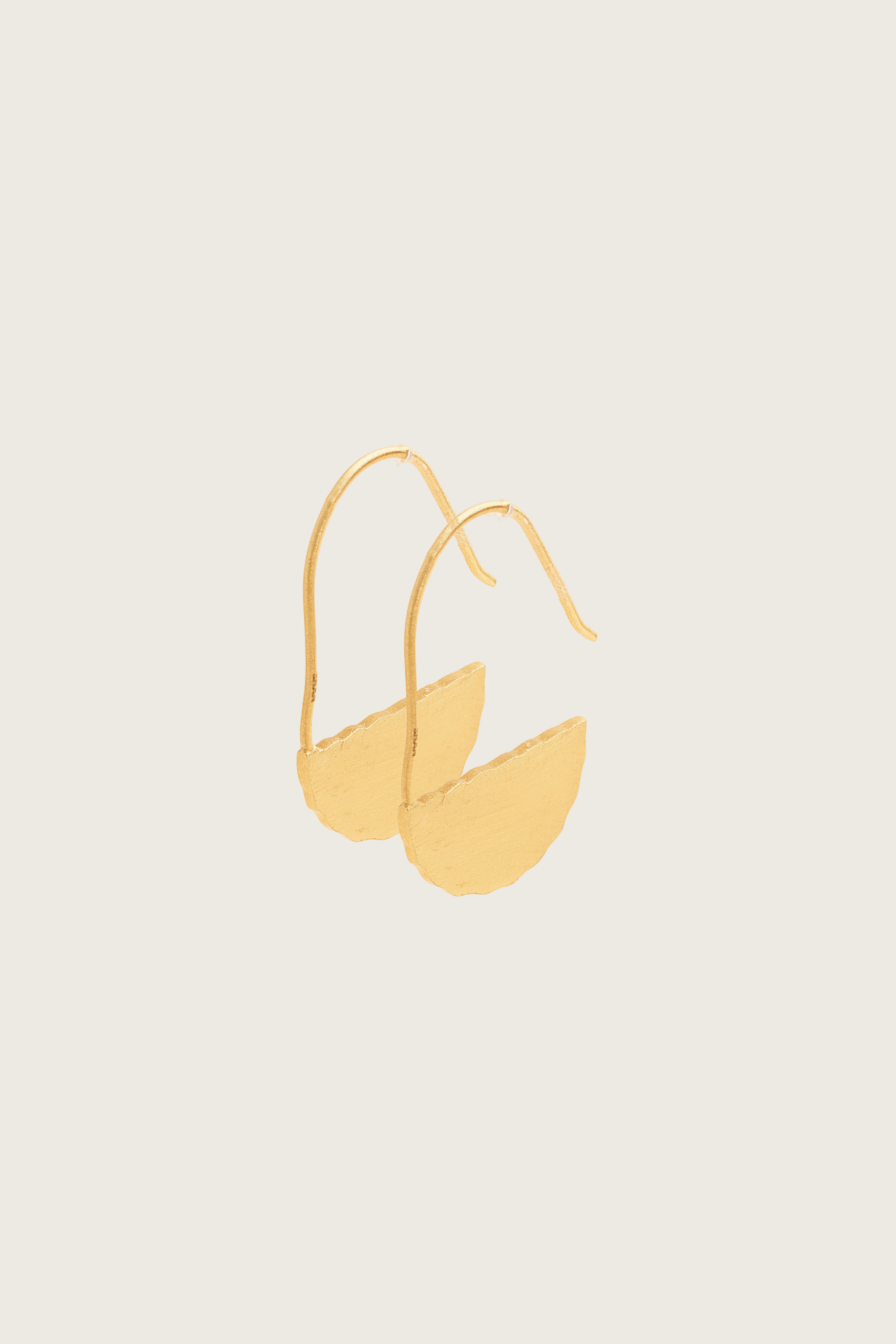 Toina 18K Recycled Fine Gold Plated Earrings - 925 Silver Posts