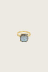 Manil 18K Recycled Fine Gold Plated Labradorite Ring