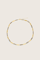 Collier Fiora en or fin recyclé 18 carats plaqué or avec topaze fumée