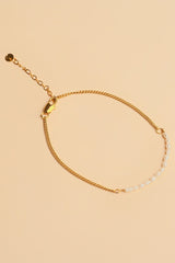 Mutiara 14K Gold Inlay Freshwater Pearl Bracelet