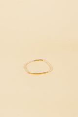Josi 14K Gold Inlay Rose Pearl Bracelet
