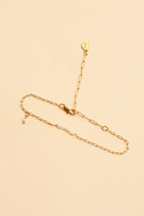 Bracelet en perles d'eau douce avec incrustation en or 14 carats Jete