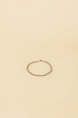 Roulia 14K Gold Inlay Grey Pearl Bracelet