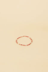 Kari 14K Gold Inlay White Pearl & Rose Crystal Bracelet