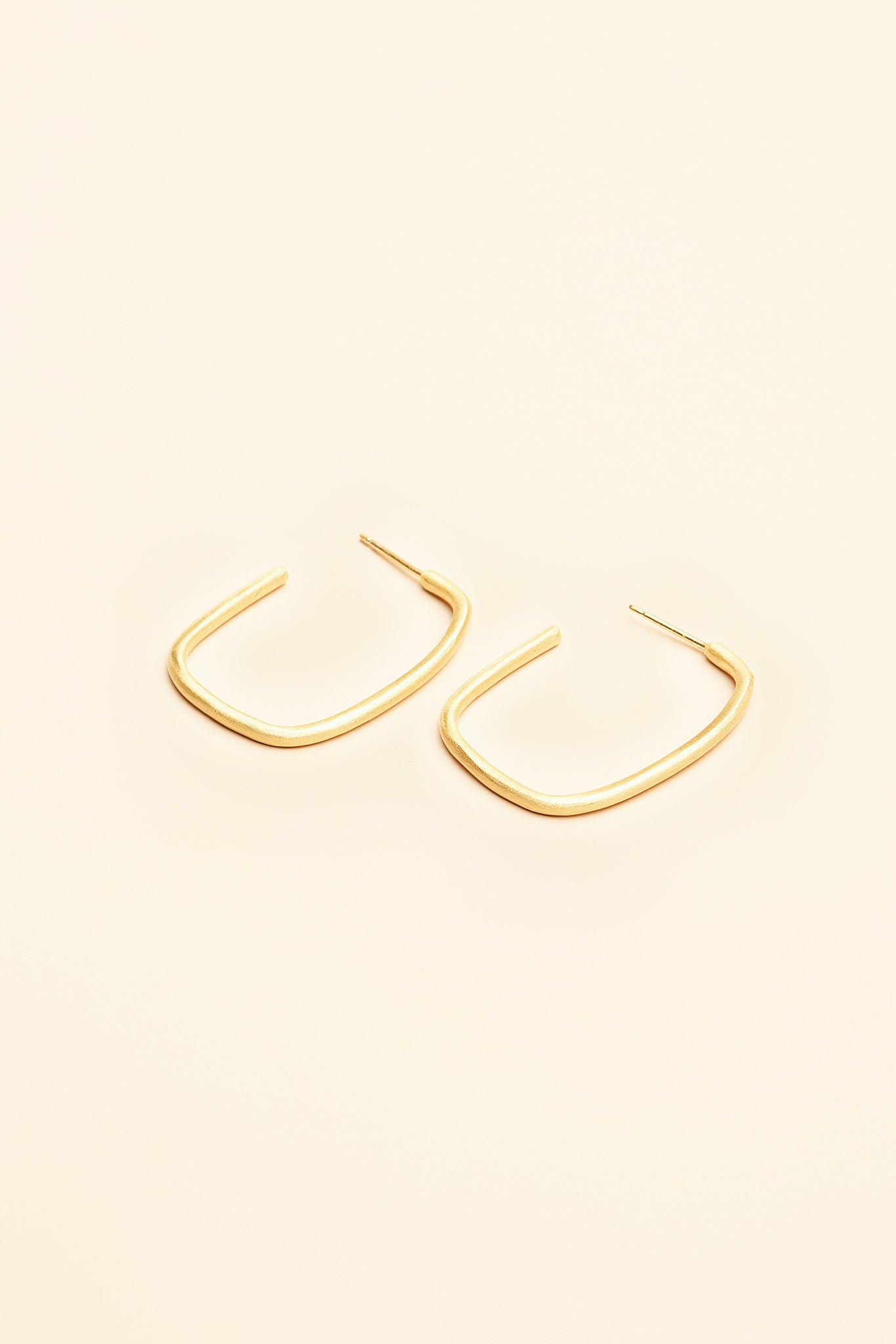 Siria 18K Recycled Fine Gold Plated Earrings - 925 Silver Posts