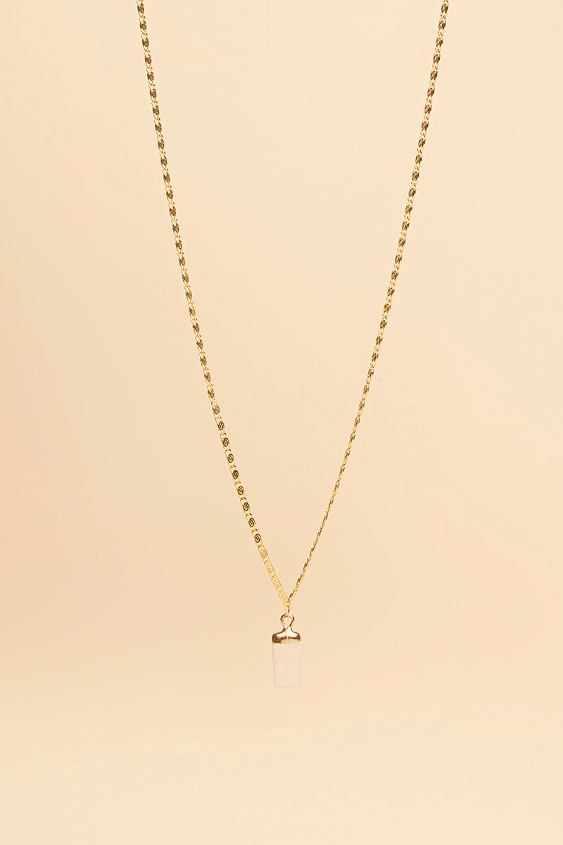 Jamu 14K Gold Inlay Mother-Of-Pearl Necklace