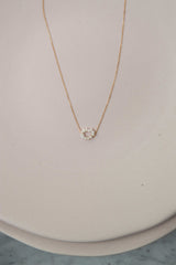Collier en perles d'eau douce avec incrustation en or 14 carats Oysteria