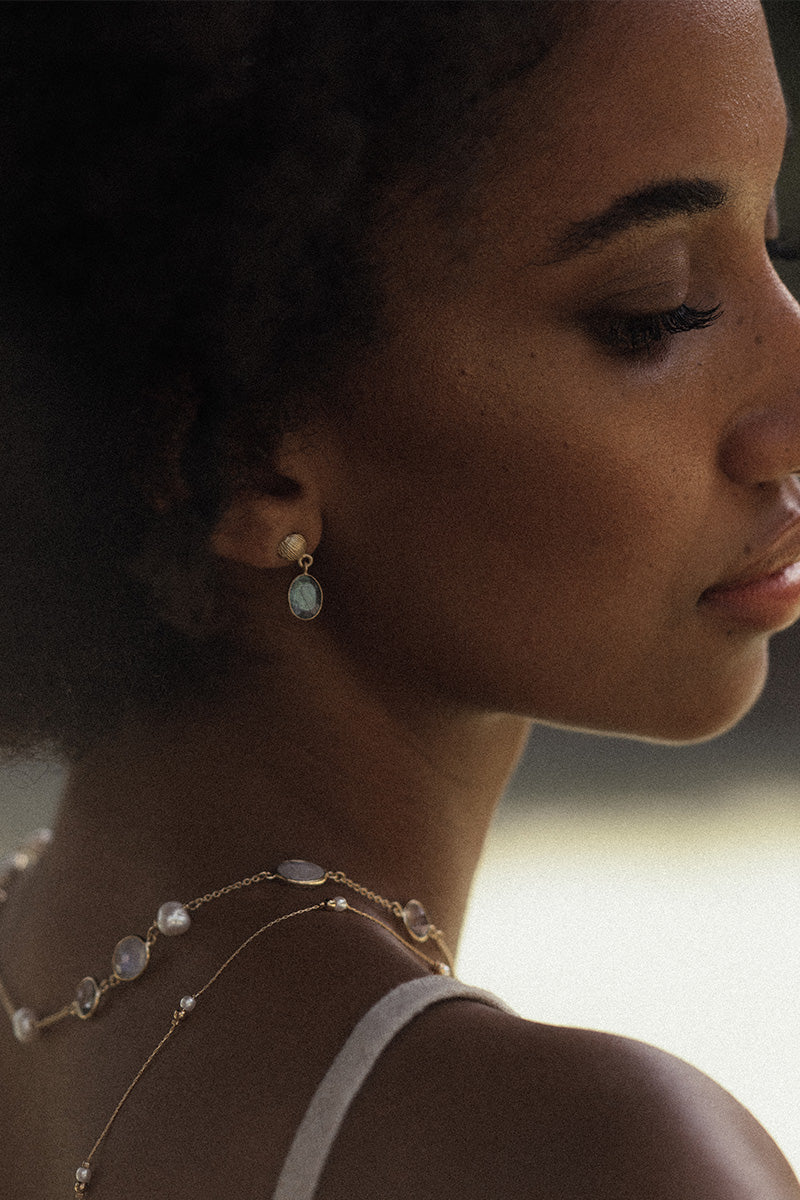 Lumo 18K Recycled Fine Gold Plated Pearl Necklace