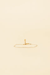 Yusi 14K Gold Inlay Labradorite Bracelet