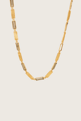 Fiora 18K Recycled Fine Gold Plated Necklace, Labradorite