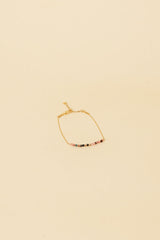 Osja 14K Gold Inlay Multi-Colored Crystal Bracelet