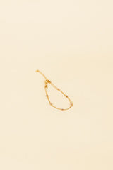 Posla 14K Gold Inlay Blush Crystal Bracelet
