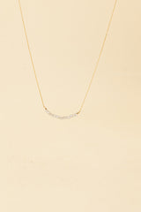 Collier en labradorite avec incrustation en or 14 carats Osja