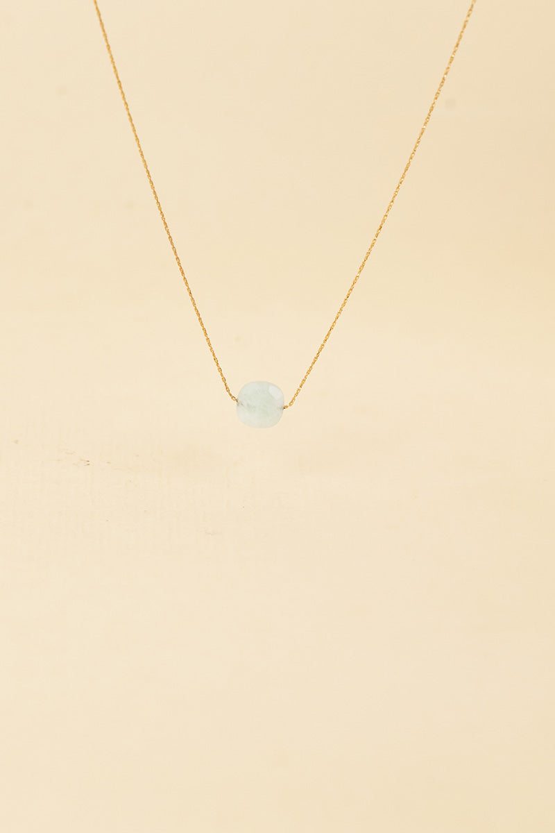Jimini 14K Gold Inlay Turquoise Necklace