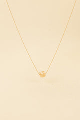 Collier en citrine avec incrustation en or 14 carats Jimini