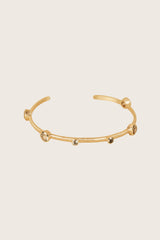Ashni 18K Recycled Fine Gold Plated Bracelet, Green Amethyst