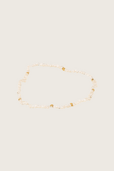 Bracelet Jaydu en or 14 carats avec incrustation de perles blanches