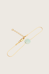 Jimini 14K Gold Inlay Citrine Bracelet