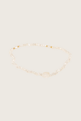 Bracelet en perles d'eau douce avec incrustation en or 14 carats Paida
