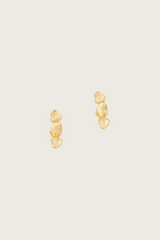 Boucles d'oreilles Susu plaquées or fin recyclé 18K - tiges en argent 925