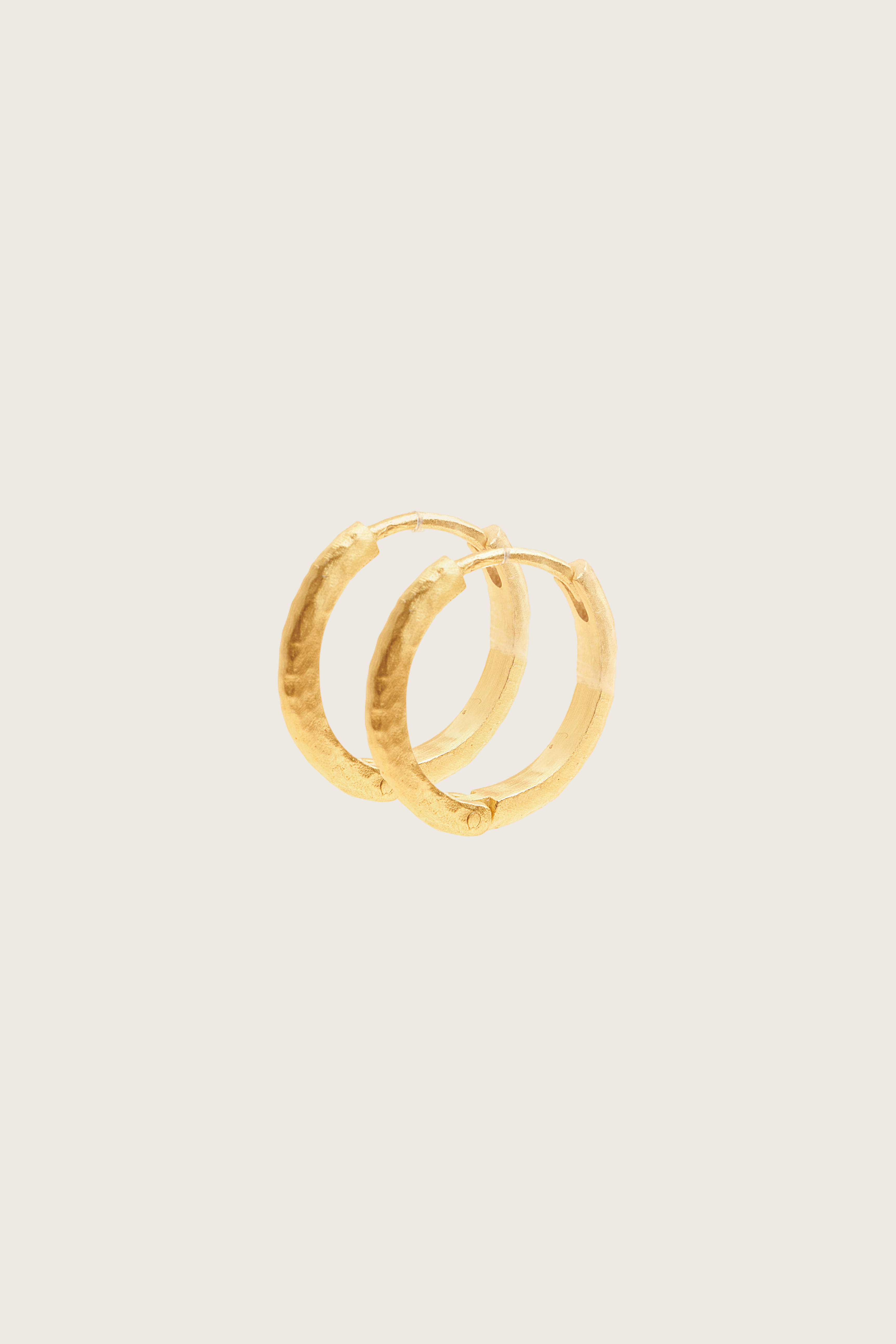 Tania 18K Recycled Fine Gold Plated Large Earrings - 925 Silver Posts