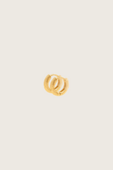 Boucles d'oreilles petites Tania plaquées or fin recyclé 18K